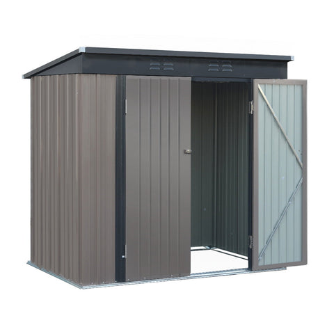 Giantz Garden Shed 1.95X1.31M Sheds Outdoor Storage Steel Workshop House Tool Double Door Sheds Summerhouses Carports