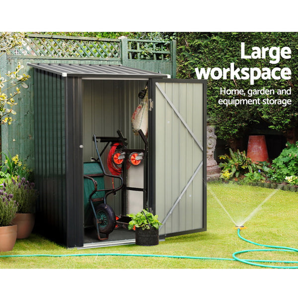 Giantz Garden Shed Sheds Outdoor Tool 0.99X1.04M Storage Workshop House Galvanised Steel Sheds Summerhouses Carports