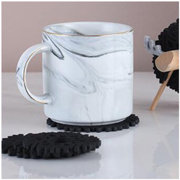 Sheep Felt Tableware Heat Drink Tea Coaster Mat Home Desktop Decorations