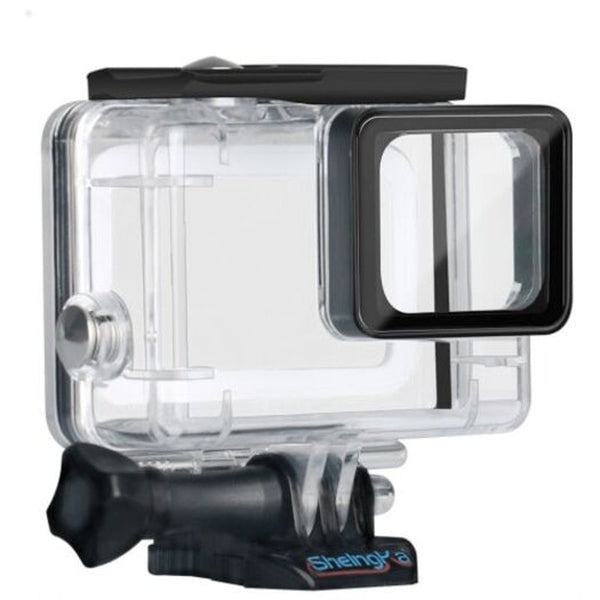 Outdoor Waterproof Protective Case Kit For Gopro Hero 5 / 6 7 2018 Action Camera White 4Pcs Underwater Cases & Housings