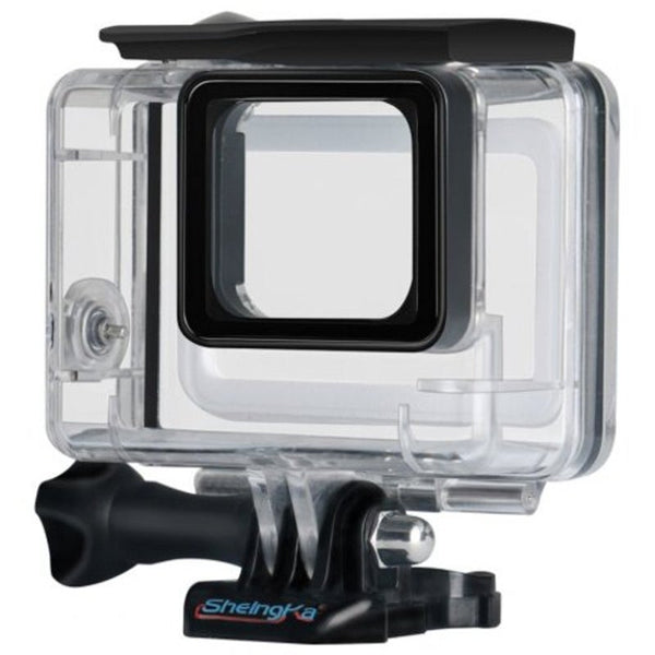 Outdoor Waterproof Protective Case Kit For Gopro Hero 5 / 6 7 2018 Action Camera White 4Pcs Underwater Cases & Housings