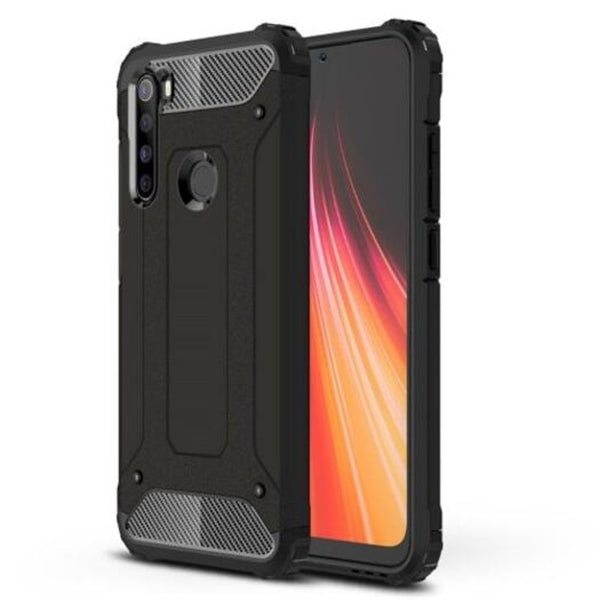 Shockproof Rugged Hybrid Armor Phone Case For Xiaomi Redmi Note 8 Black Cases Covers & Skins