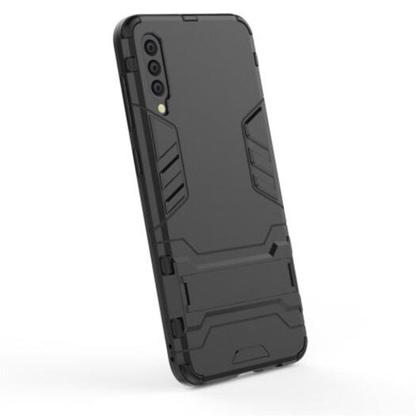 Shockproof Solid Hard With Stand Back Cover Case For Samsung Galaxy A50 Black Cases Covers & Skins