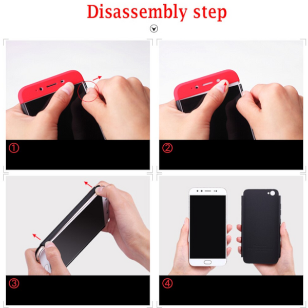 Shockproof Ultra Thin Full Body Cover Solid Hard Case For Samsung Galaxy A7 2018 Multi Cases Covers & Skins