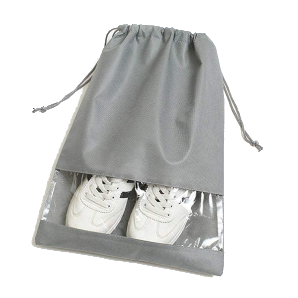 Shoe Organisers 10Pcs Drawstring Storage Bag With See Through Shoe Bags