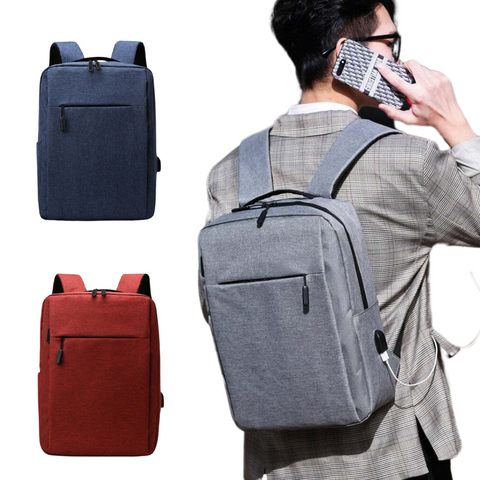 Usb Charging For Men Waterproof Oxford Cloth Bag Multifunction Laptop Backpacks