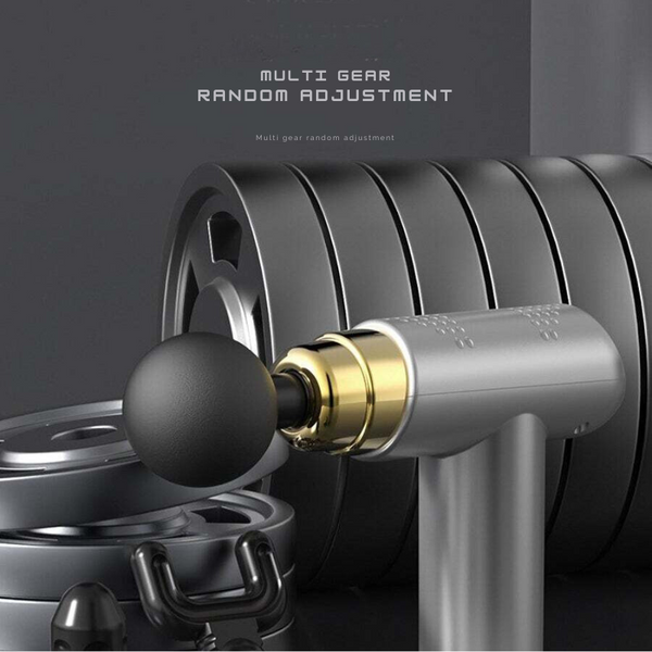 Mini Massage Gun Pistol Facial Massager For Body Neck Deep Tissue Muscle Relaxation Gout Pain Relief Massagers