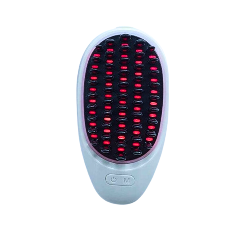 Brushes & Combs Home Use Electric Massage Comb Anti Hair Loss Vibration With Red Li