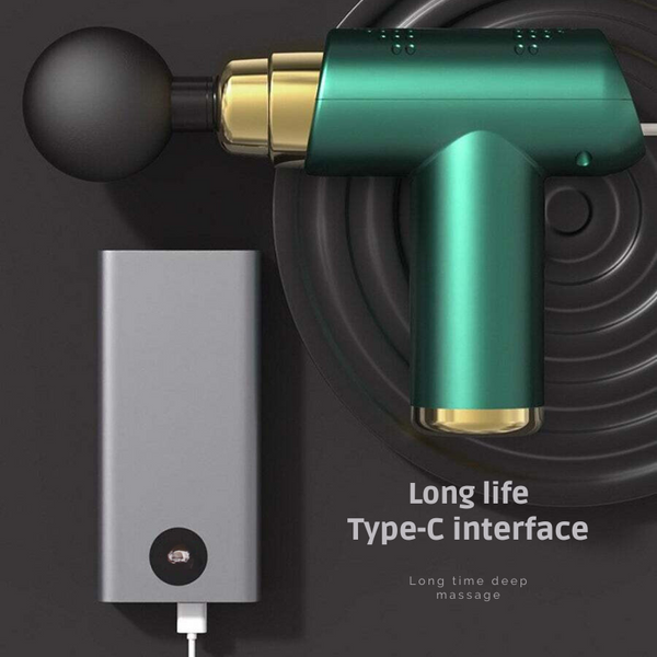 Massagers Portable Mini Massage Gun Pistol Facial Massager For Body Neck Deep Tissue Muscle Relaxation Gout Pain Relief