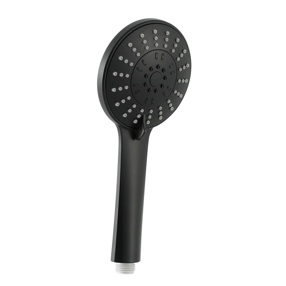 Handheld Shower Head 4.5" High Pressure Modes Poweful Round Black Shower Heads & Combos