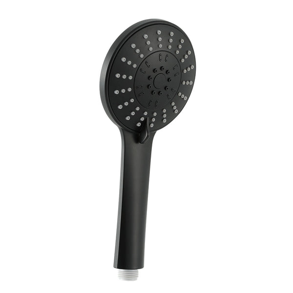 Handheld Shower Head 4.5" High Pressure Modes Poweful Round Black Shower Heads & Combos