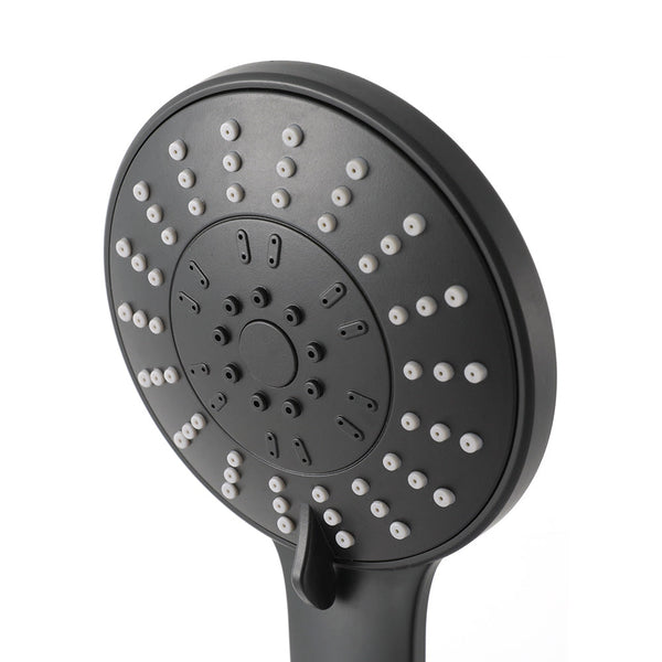 Handheld Shower Head 4.5" High Pressure Modes Poweful Round Black Shower Heads & Combos