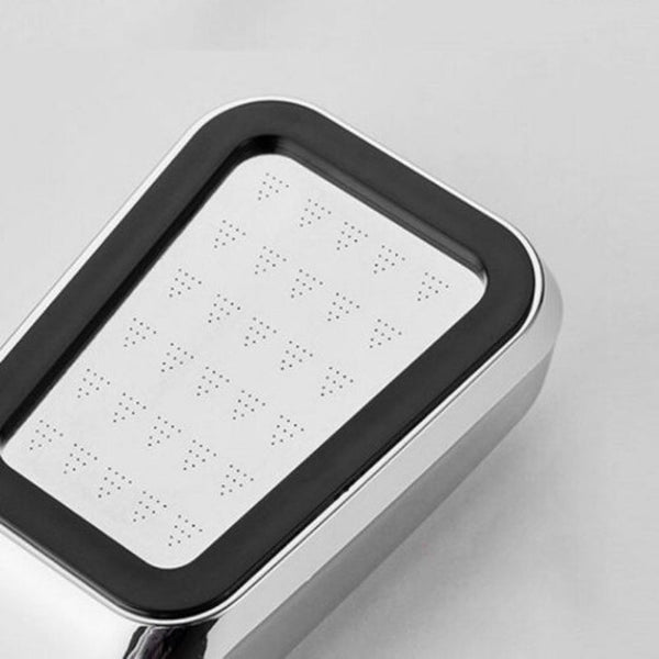 Shower Heads & Combos Shower Head Bathroom 300 Holes Water Saving Powerfull Boosting Spray Silver