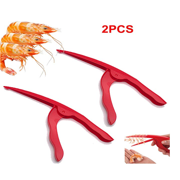 Shrimp Peeling Deveining Seafood Shell Prawn Curved Peeler Kitchen Tools For Lobster Crab Crawfishset Of 2 Peelers & Slicers