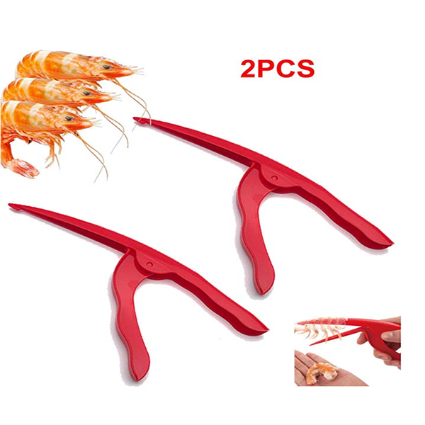 Shrimp Peeling And Deveining Seafood Shell Prawn Curved Peeler Kitchen Tools For Lobster Crab Crawfishset Of 2