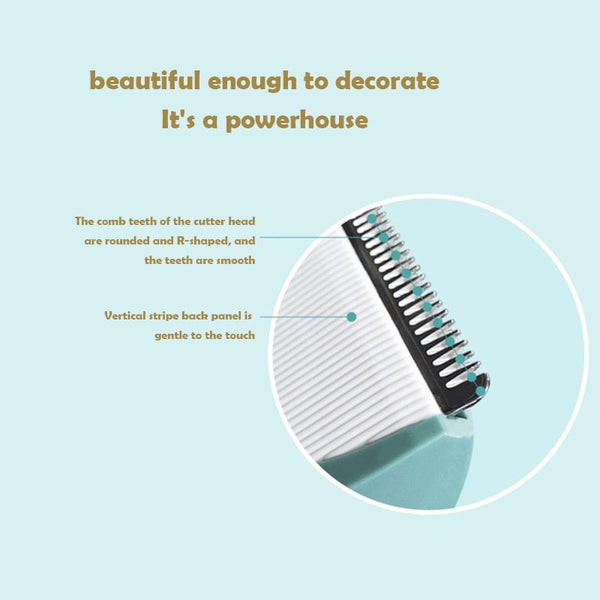 Silent Kids Hair Trimmers Quiet Little One Clippers Chargeable Waterproof Clippers & Trimmers