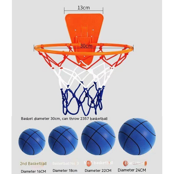 Silent High Density Foam Sports Ball Indoor Mute Basketball Soft Elastic Basketballs