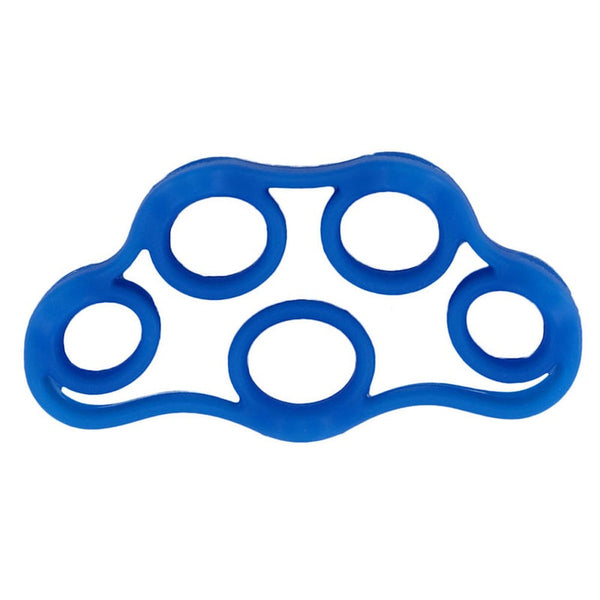 Silicone Hand Grip Strengthener Finger Stretcher Trainer Exerciser Dark Blue 5Kg11lb Hand Grippers