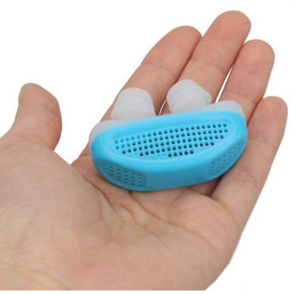 Silicone Anti Snoring Device Helps Sleep Tron Blue Other Sleeping Aids