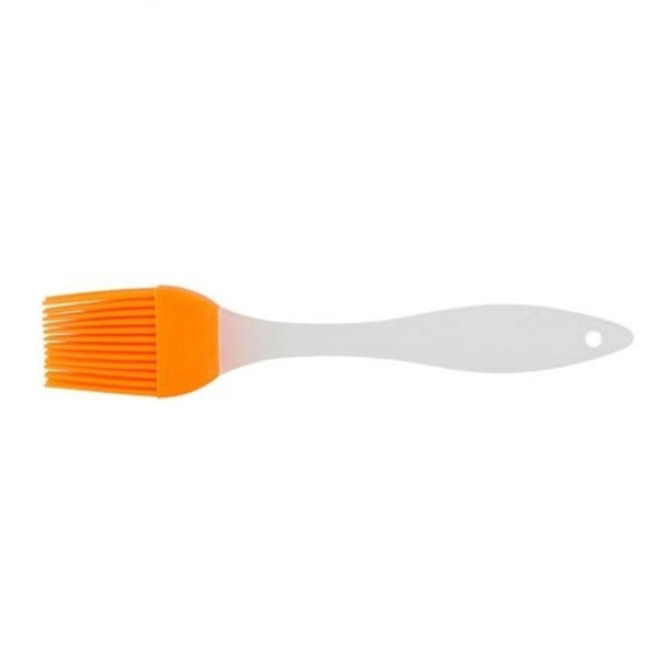 Silicone Bbq Basting Brush Grill Barbecue Seasoning Pastry Tool Orange Cooking Utensils