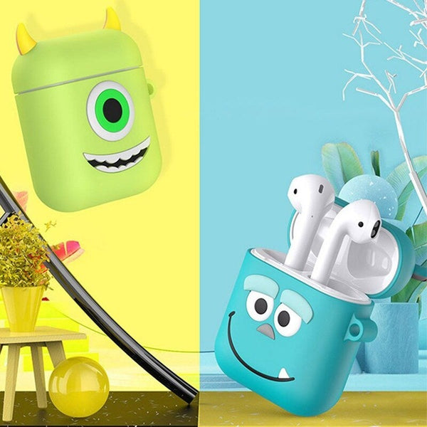 Cartoon Soft Silicone Protective Case Wireless Headset Airpod Cover Earbud Cases