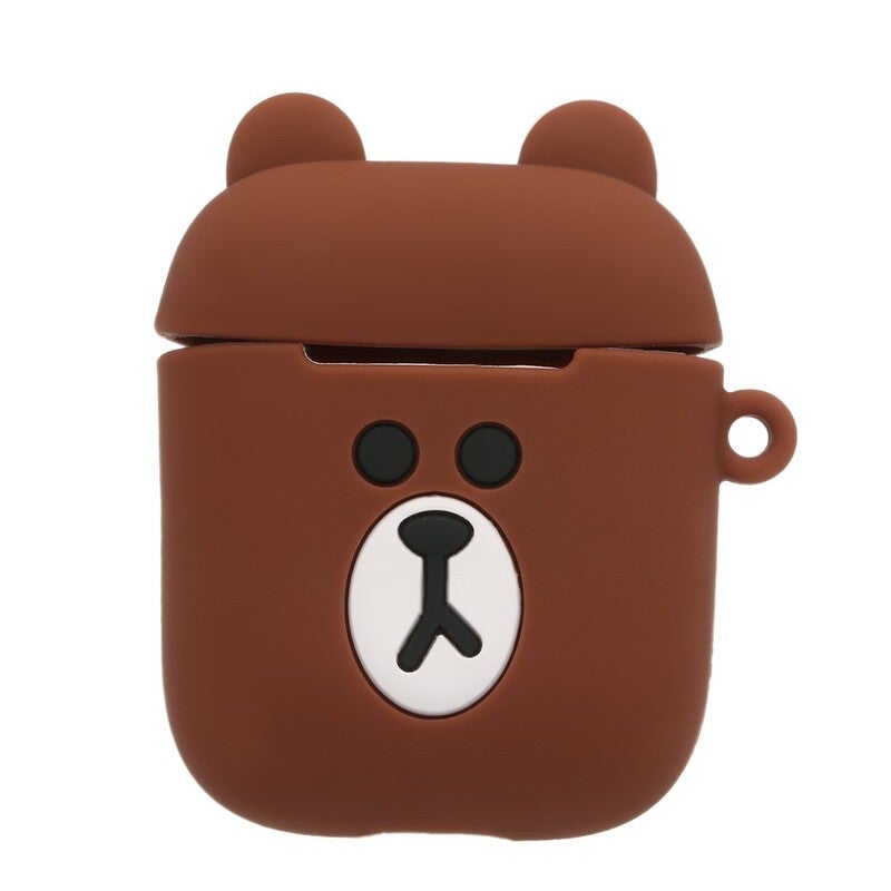 Cartoon Soft Silicone Protective Case Wireless Headset Airpod Cover Earbud Cases