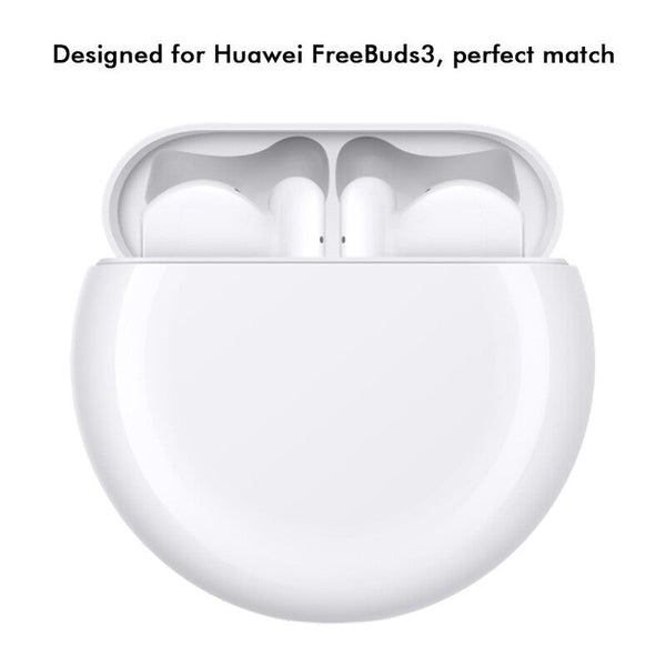 Silicone Headphones Case Shockproof Cover Headset Shell Huawei Freebuds3 White