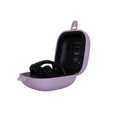 Silicone Headset Cover Wireless Storage Pack For Powerbeats Pro Grey Purple Earbud Cases