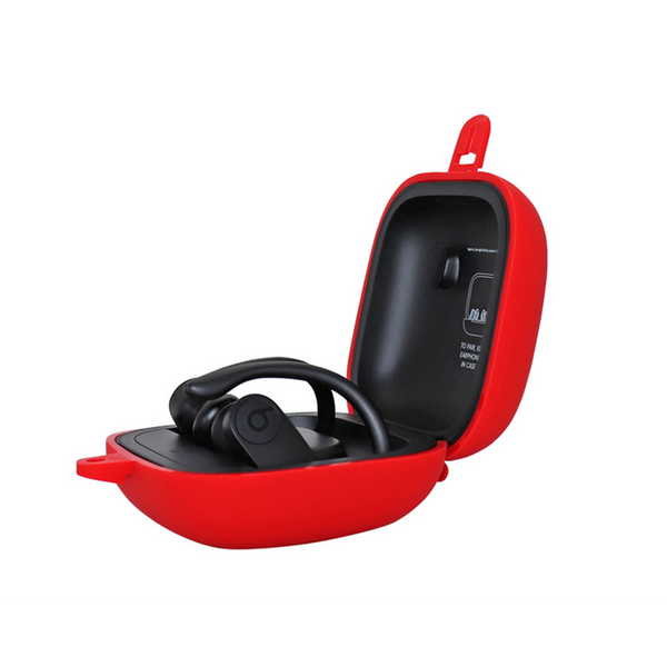 Silicone Headset Cover Wireless Storage Pack For Powerbeats Pro Red Earbud Cases
