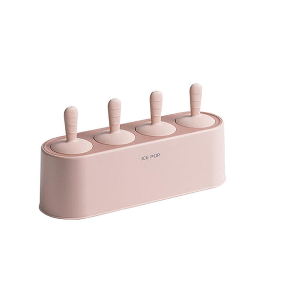 Silicone Ice Cream Mold Homemade Popsicle Box Diy Dessert Cube Tray Maker With Cover Rod Ice Pop Molds