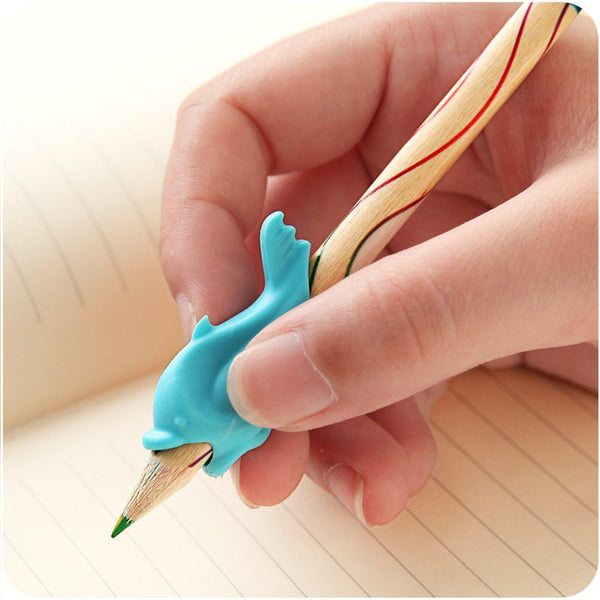 2Pcs Silicone Material Correction Pen Holder For Children's Pens Corrective Student Writing Posture