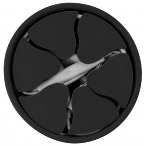 Silicone Mini Earphone Holder Rubber Case Stretch Winder Earbud Storage Black