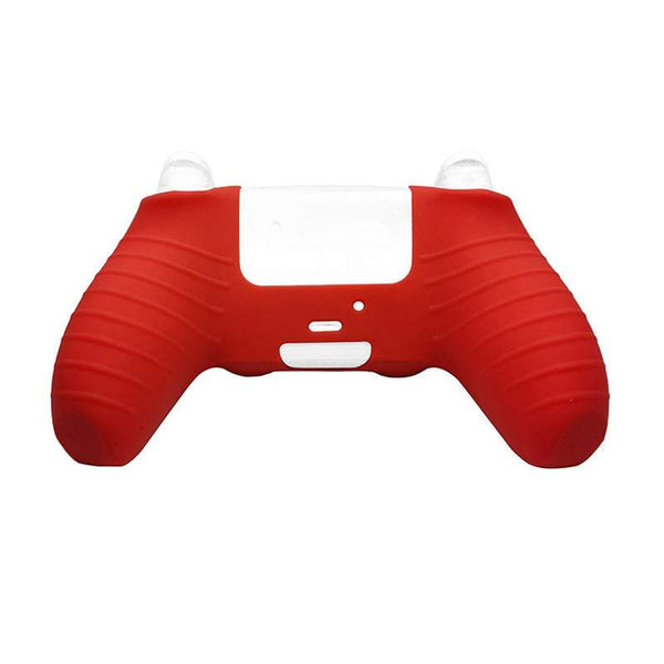 Game Controllers Silicone Protective Case For Sony Playstation 5 Ps5 Dual Sense Red