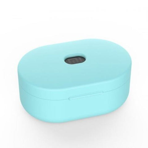 Silicone Protective Cover Earphone Case For Xiaomi Redmi Airdots Light Aquamarine