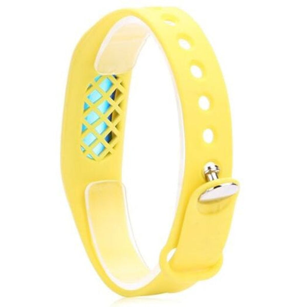 Silicone Repellent Bracelet For Xiaomi Mi Band 1 Yellow