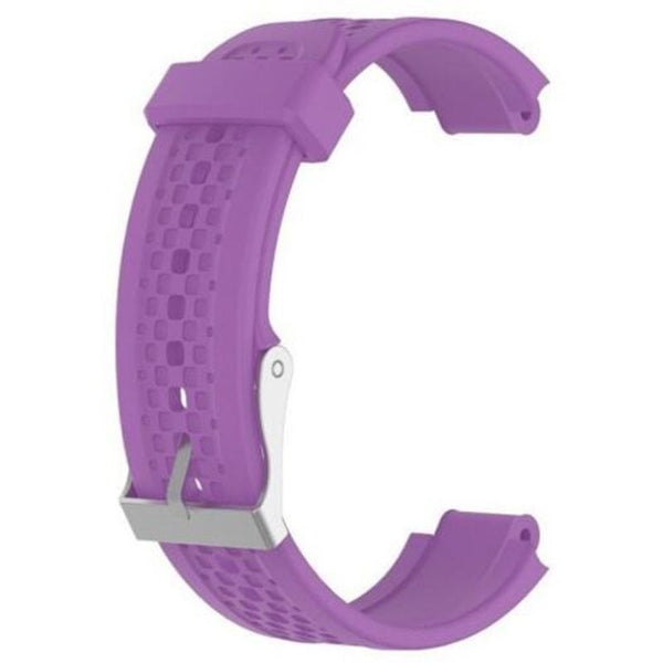 Silicone Replacement Strap For Garmin Forerunner 25 Women Purple Watch Bands