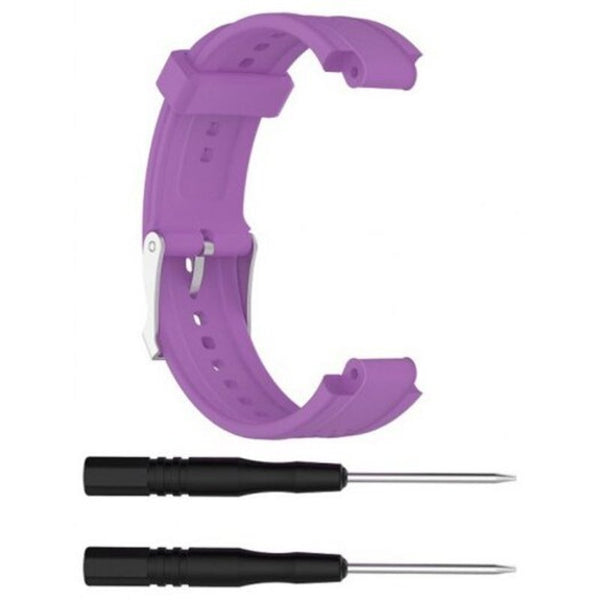 Silicone Replacement Strap For Garmin Forerunner 25 Women Purple
