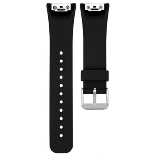 Silicone Replacement Strap For Samsung Gear Fit2 / Pro Black Watch Bands