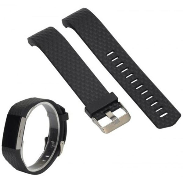 Silicone Rhombus Replacement Watch Strap Watchband For Fitbit Charge 2 Purple Watch Bands