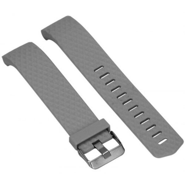 Silicone Rhombus Replacement Watch Strap Watchband For Fitbit Charge 2 Purple Watch Bands