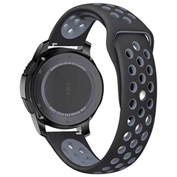 Silicone / Rubber Sport Band Watch Strap For Samsung Gear S3 Classic Frontier Dark Grey Watch Bands