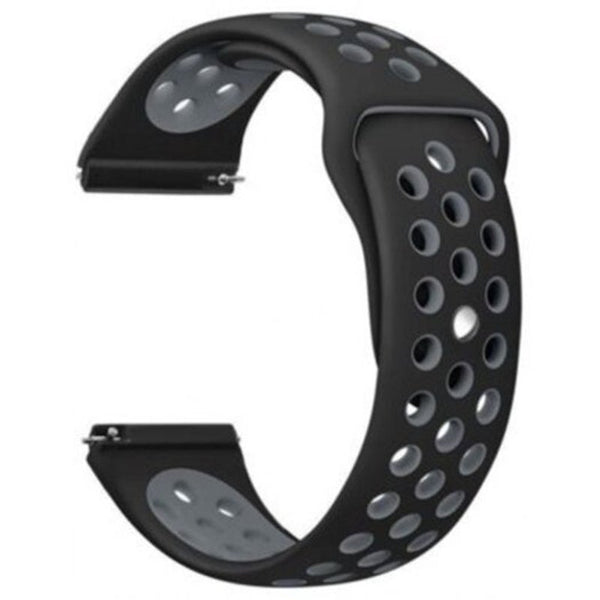 Silicone / Rubber Sport Band Watch Strap For Samsung Gear S3 Classic Frontier Dark Grey Watch Bands