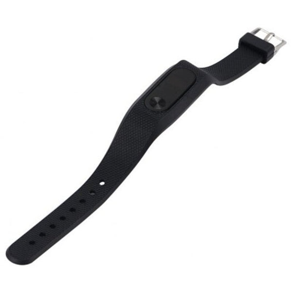 Silicone Solid Color Watch Bracelet For Xiaomi Mi Band 2 Black