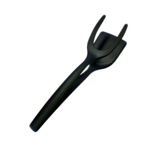 Silicone Spatula Two In One Pancake Toast Clip Black Spatulas