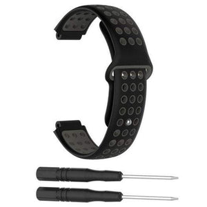 Watches Silicone Sports Band Strap For Garmin 230 / 235 630 735 Black