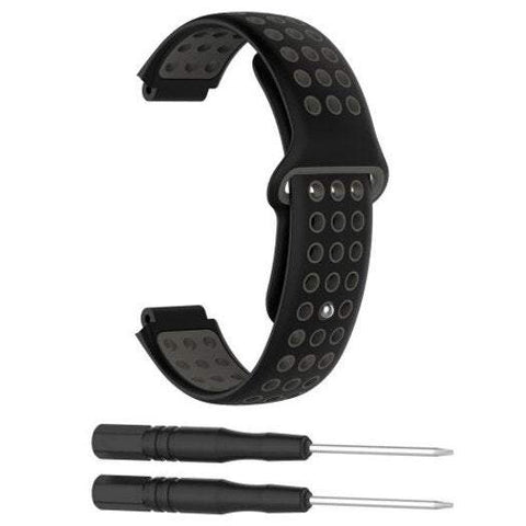 Watches Silicone Sports Band Strap For Garmin 230 / 235 630 735 Black