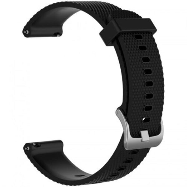 Silicone Texture Strap For Samsung Galaxy Watch 46Mm Version Black