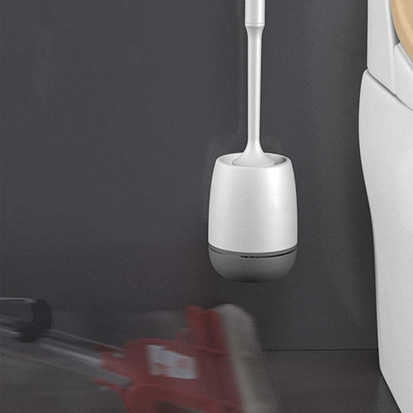 Toilet Brushes Holders Silicone With Set Bathroom Cleaning Bowl Toilet Brushes & Holders