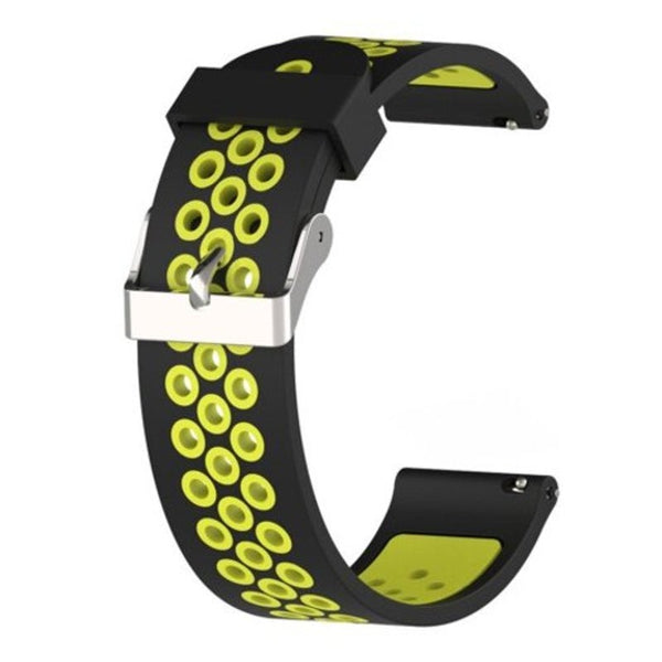 Silicone Watch Band Strap For Amazfit Bip Youth 20Mm Green Yellow