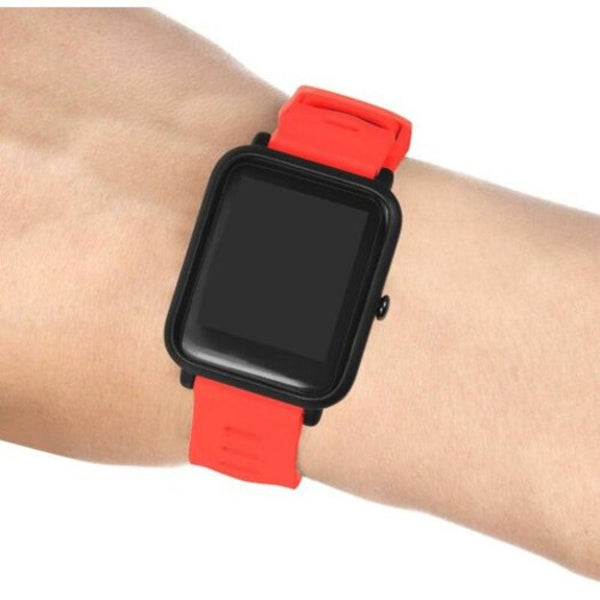 Silicone Watch Band Strap For Amazfit Bip Youth Red